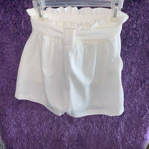 White tied cute shorts